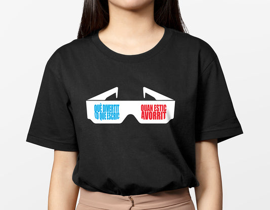 Camiseta Ulleres 3D